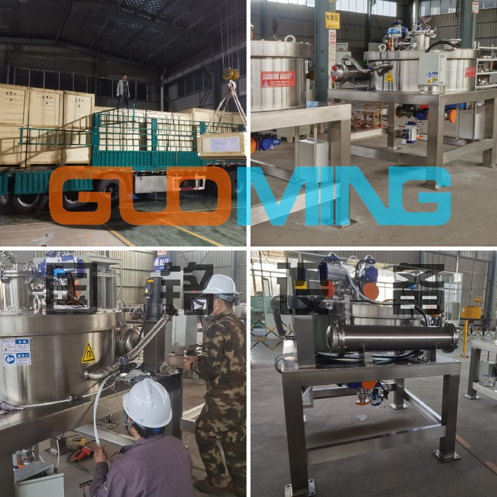 電磁漿料除鐵機(jī)發(fā)貨現(xiàn)場
